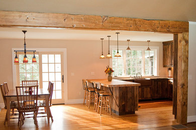 Mountain style kitchen photo in Other