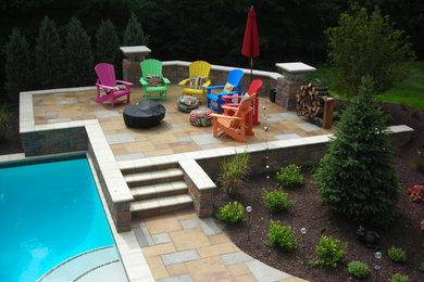 Design ideas for a traditional pool in Grand Rapids.