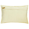 Powder Blue Cotton 12"x20" Lumbar Pillow Cover Nursery, Kids, Lace - Bunny Hops