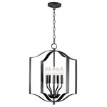 Maxim Lighting - Provident 5-Light Chandelier - Offered in a variety of shapes and sizes, the Provident collection offers a trending style at value engineered pricing. The pivoting metal bands in your choice of Oiled Rubbed Bronze or Satin Nickel are available in sizes that fit many coordinating locations.