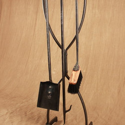Cabin Firetools with Hourglass Stand - Fireplace Accessories
