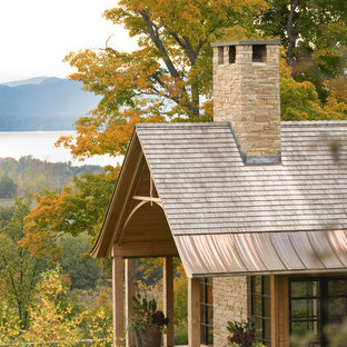 Inspiration för rustika hus, med allt i ett plan