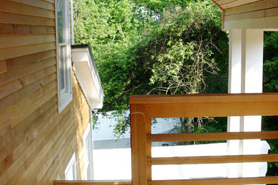 Home design - eclectic home design idea in Portland Maine