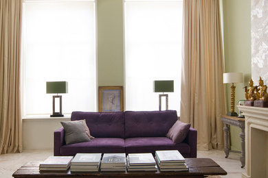 Inspiration for a timeless living room remodel in Amsterdam