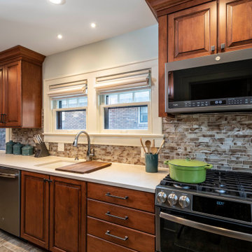 Tiny Dated Kitchen Gets Gigantic Renovation