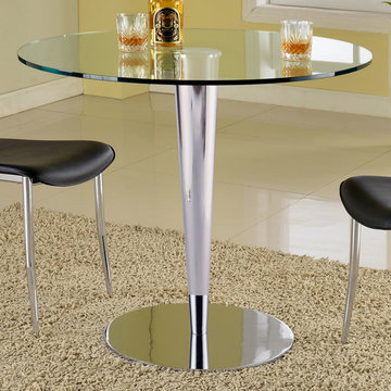Grand Table with Clear Glass Top