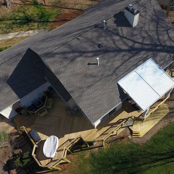 Customized Deck & Patio Expansion with Arcadia Adjustable Pergola