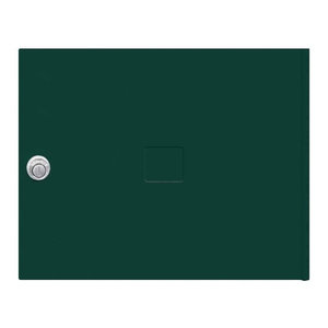 Replacement Door And Lock For 4c Pedestal Mailbox In Black
