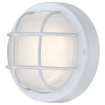 Westinghouse 6113900 8" Tall LED Outdoor Wall Sconce - Circular - Textured