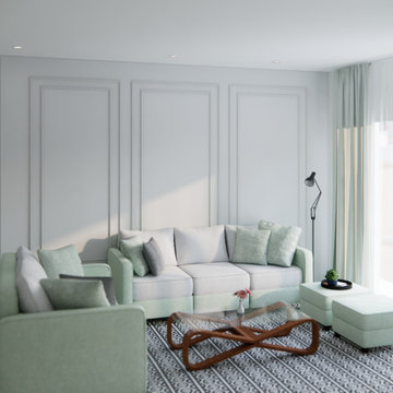 Sage Green Sofa Living Room Set