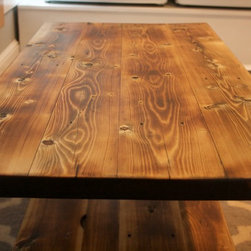 Antiqued Pine Coffee Table - Coffee And Accent Tables