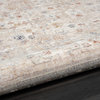 Alistaire Ivory/Rust/Multi Bordered Classic High-Low Area Rug, 7'9" X 9'9"