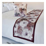 King 90"x18" Bed Runner With 2 Pillow Cover