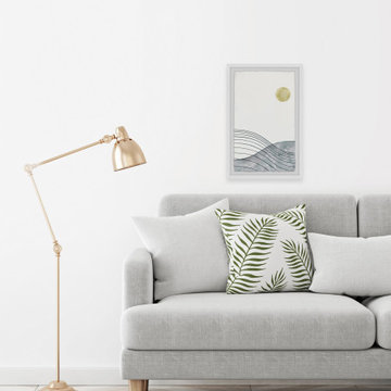 "Golden Moon" Framed Painting Print