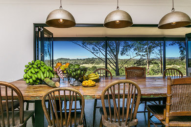 Design ideas for a country dining room in Sydney.