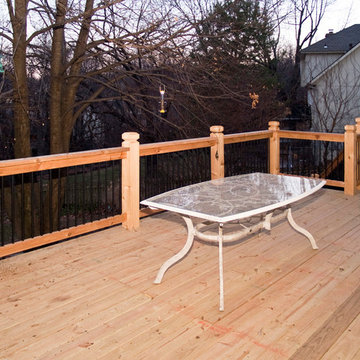 Brown - Pressure treated deck in Kansas City