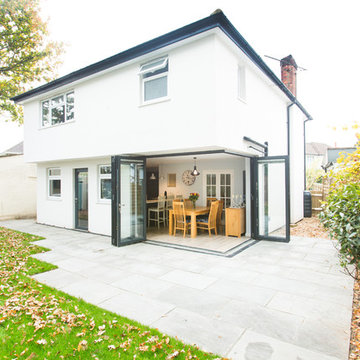 Double storey rear extension in Addlestone