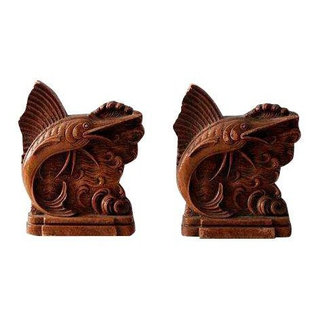 FLY REEL BOOKENDS- SET OF 2