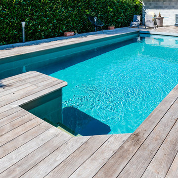 Construction d'un espace piscine