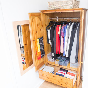 Before & After Organised Wardrobe