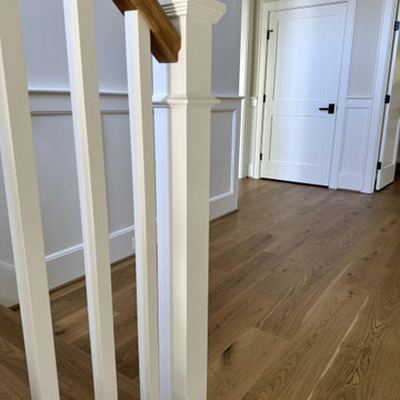 Project #141 | Timeless Switchback Staircase with Traditional Box Newels