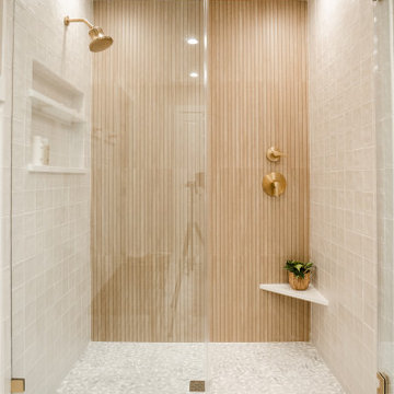 Modern Primary Bathroom Shower