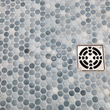 Nashua, NH Transitional Blue Primary Bathroom