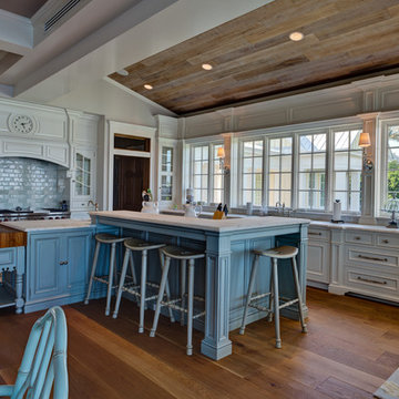 Custom Engineered White Oak Floor with Oil Finish