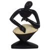 Novica Handmade Shadow Drummer Wood Sculpture