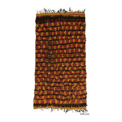 Vintage Turkish Tulu Rug - Area Rugs