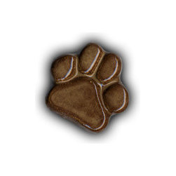 3" Muddy Paw - Tile