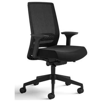 Safco Medina Deluxe Task Chair in Black