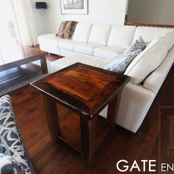 Reclaimed Wood End Tables - Side Tables And End Tables
