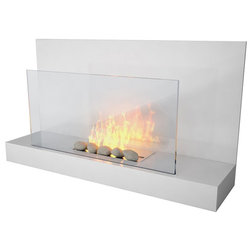 Contemporary Indoor Fireplaces by Imaginfires