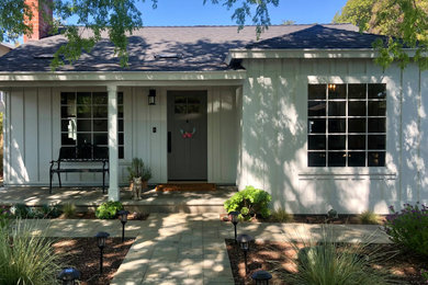 Example of a country home design design