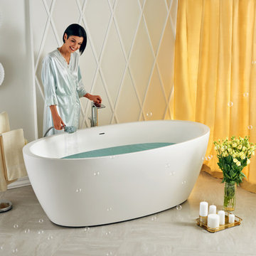 Aquatica Sensuality-Wht™ Freestanding Solid Surface Bathtub