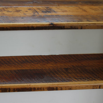 Grey Farmhouse Stair Treads