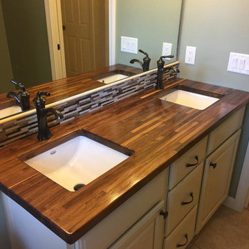 butcher block sink