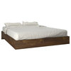 Nocce Full Size Bed 401254 From Nexera, Truffle