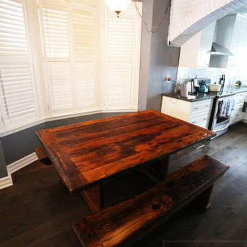 Trestle Tables made from Reclaimed Wood
