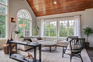 Inspiration for a sunroom in New York.