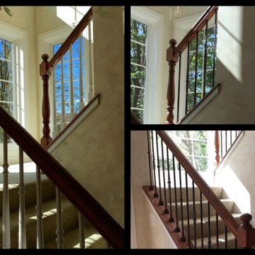 Before & After Remodeled Staircases