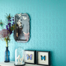 Teal bedroom
