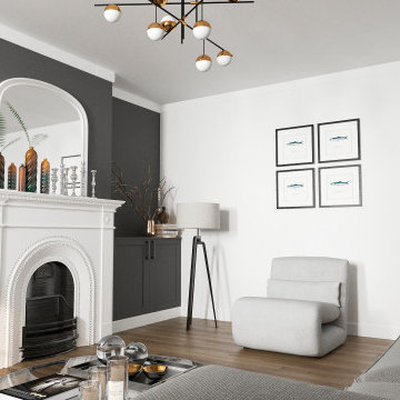 Redesign of Three Rooms in a House in London