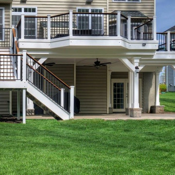Haymarket Deck with Dry Space Patio Below