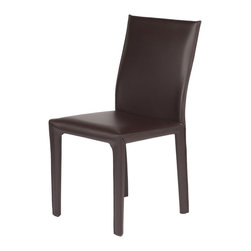 Kiwi High Back Dining Chair | Wenge (Set of 2) - Dining Chairs
