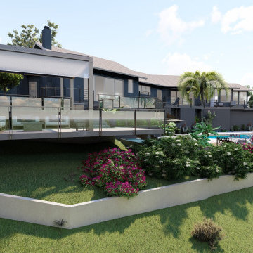Luxury Monte Sunset Hillside Villa With Multi Levels