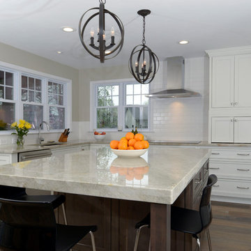 White With A Twist - Knotty Alder Furniture Island