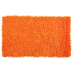 Creative Bath - All That Jazz Rug, Orange - Brighten a cold bathroom floor with the All That Jazz Rug. Made from 100% cotton, this solid orange shag rug is eye-catching and fun. Pair it with other pieces from the All That Jazz bath collection for a cohesive look.
