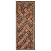 Brown Beige Color Persian Rug, 5'2"x12'9"